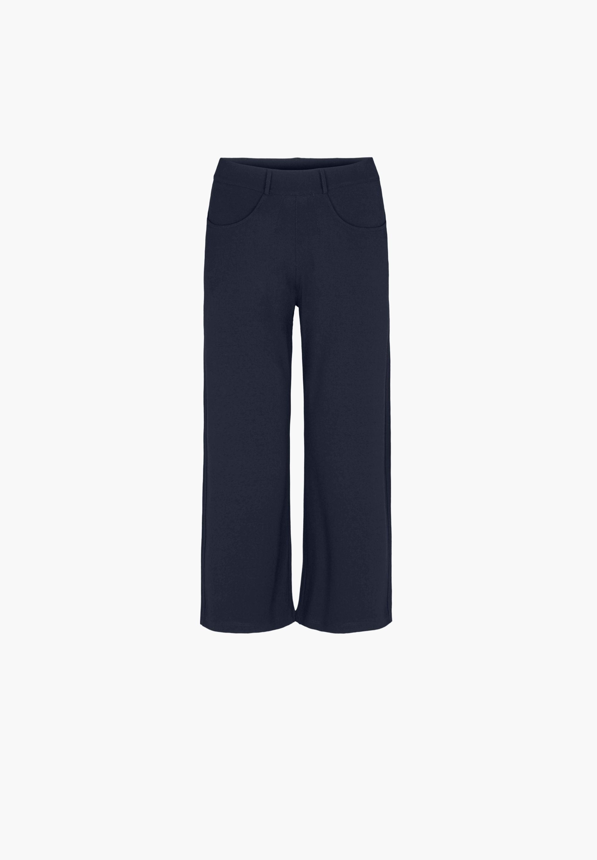LAURIE Donna Loose Jersey Crop Loose 49104 Navy