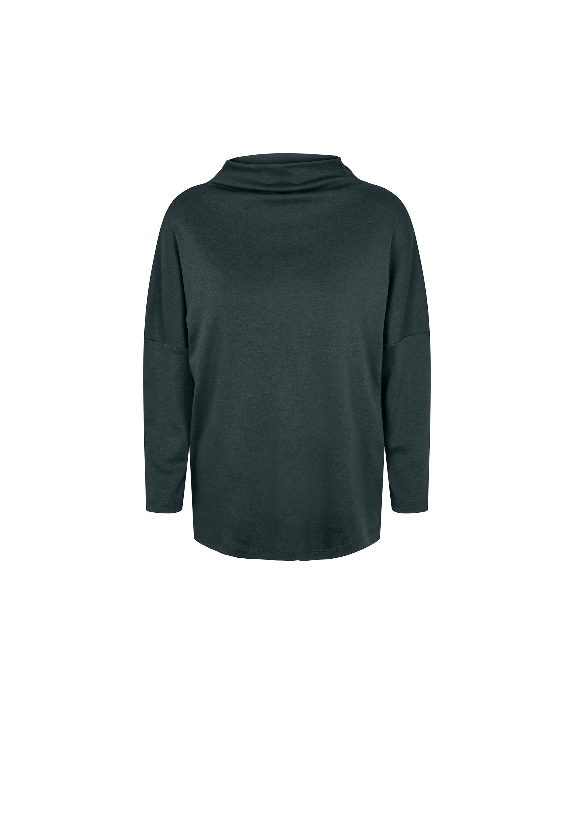 LAURIE Esther Jersey Blouse Blouses 57000 Darkest Green