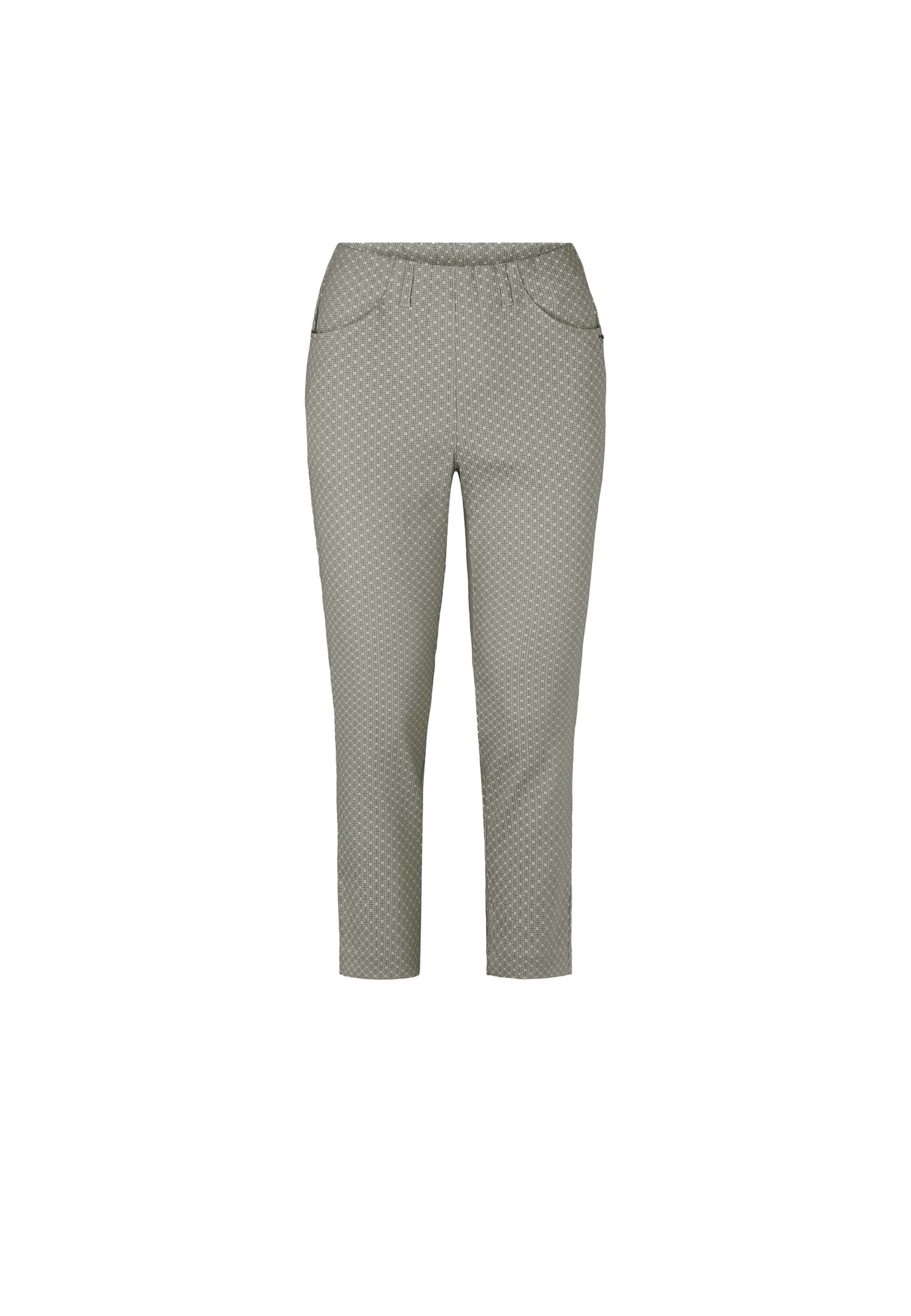 LAURIE Grace - Crop Slim 55716 Khaki Jacquard