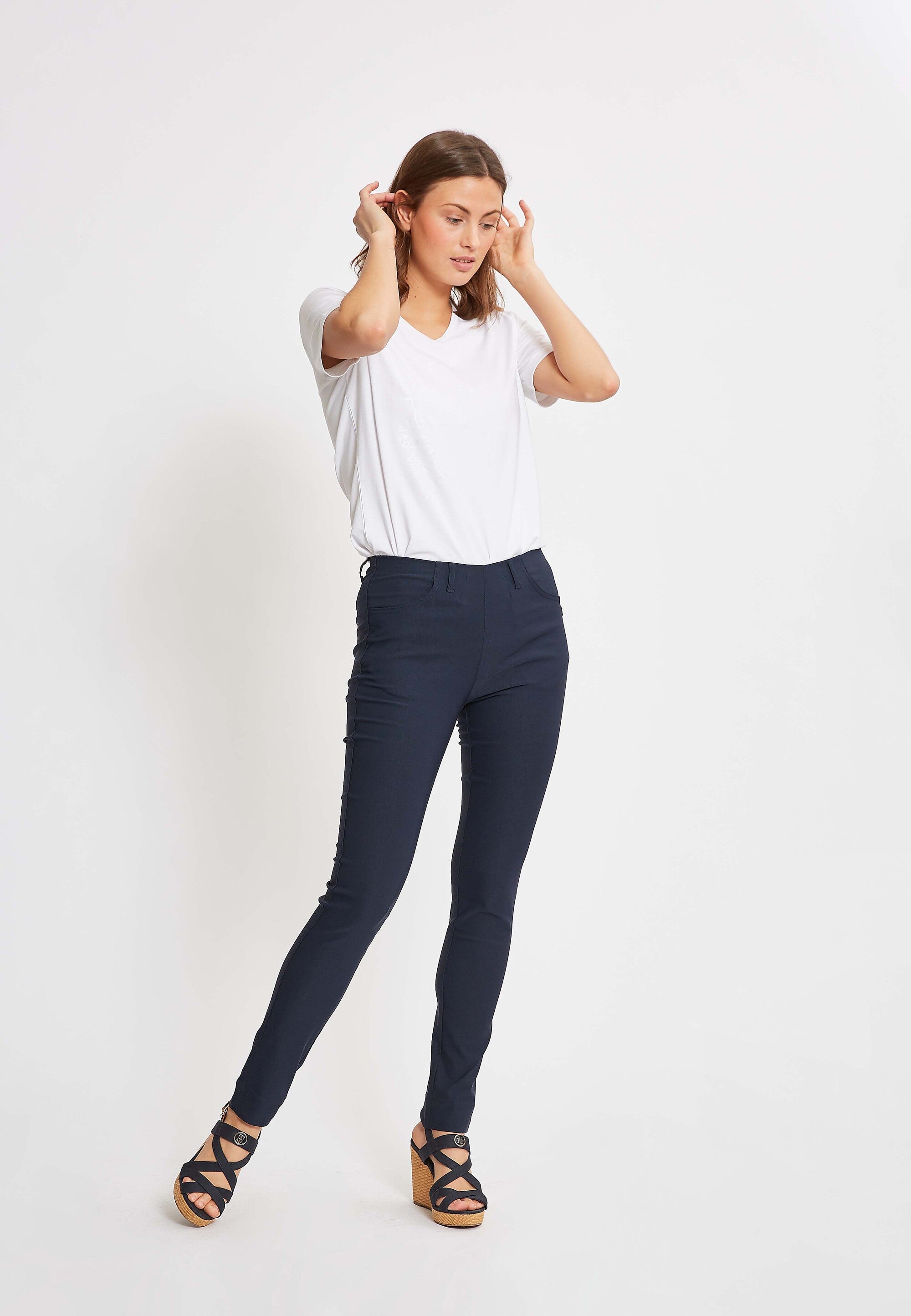 LAURIE  Grace Slim - Medium Length Slim 49970 Navy
