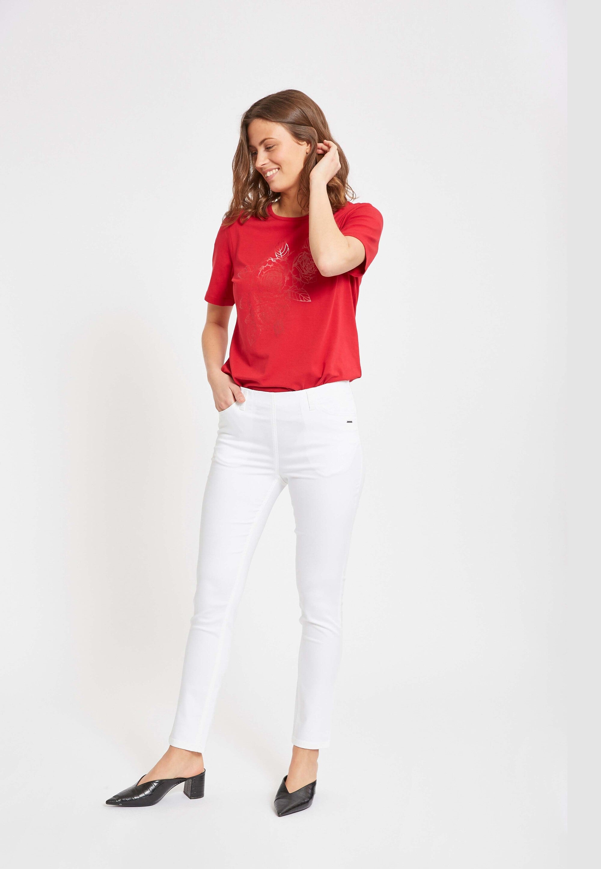 LAURIE  Grace Slim - Short Length Slim 10100 White