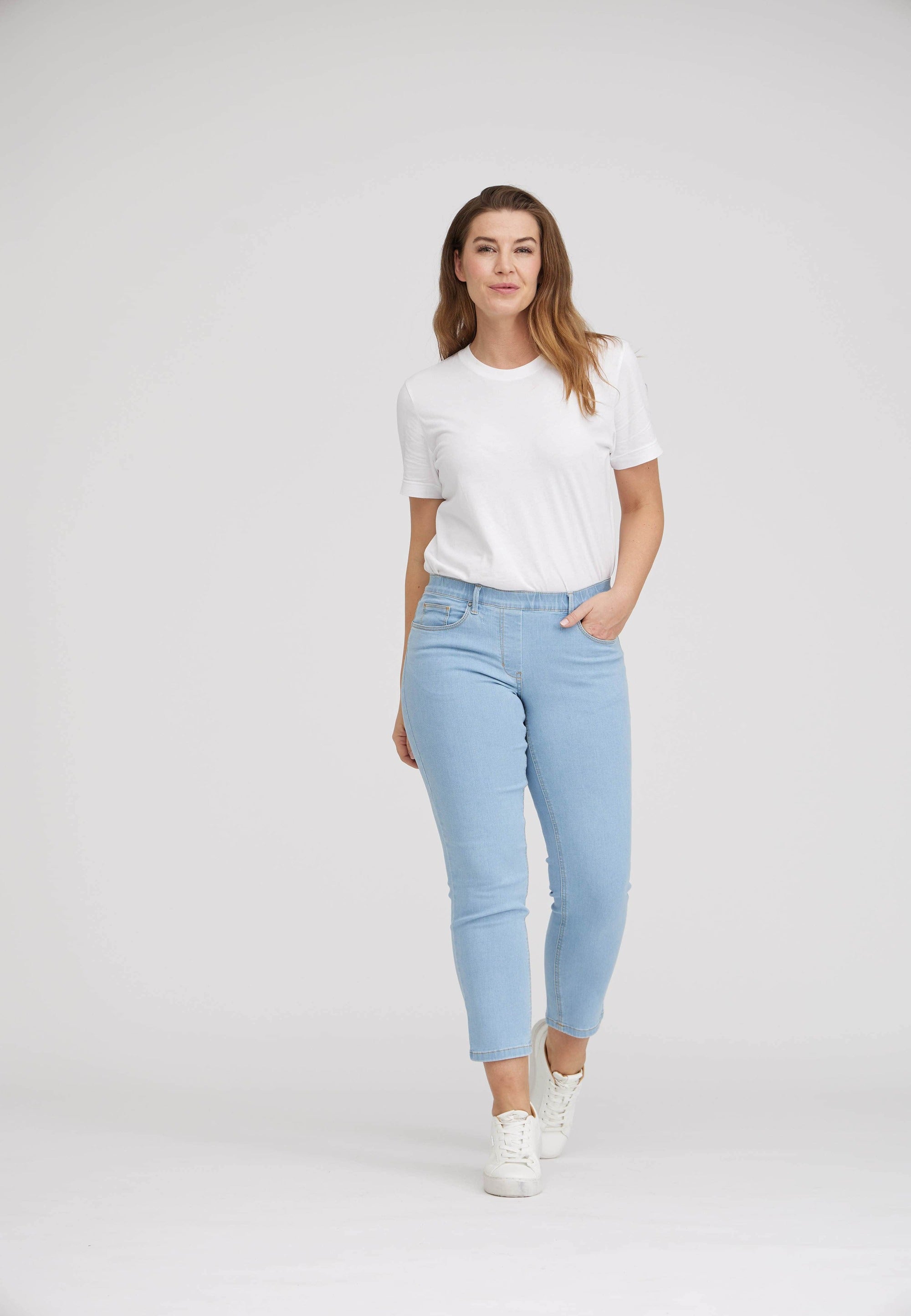 LAURIE  Hannah Regular - Extra Short Length Regular 49301 Light Blue Denim