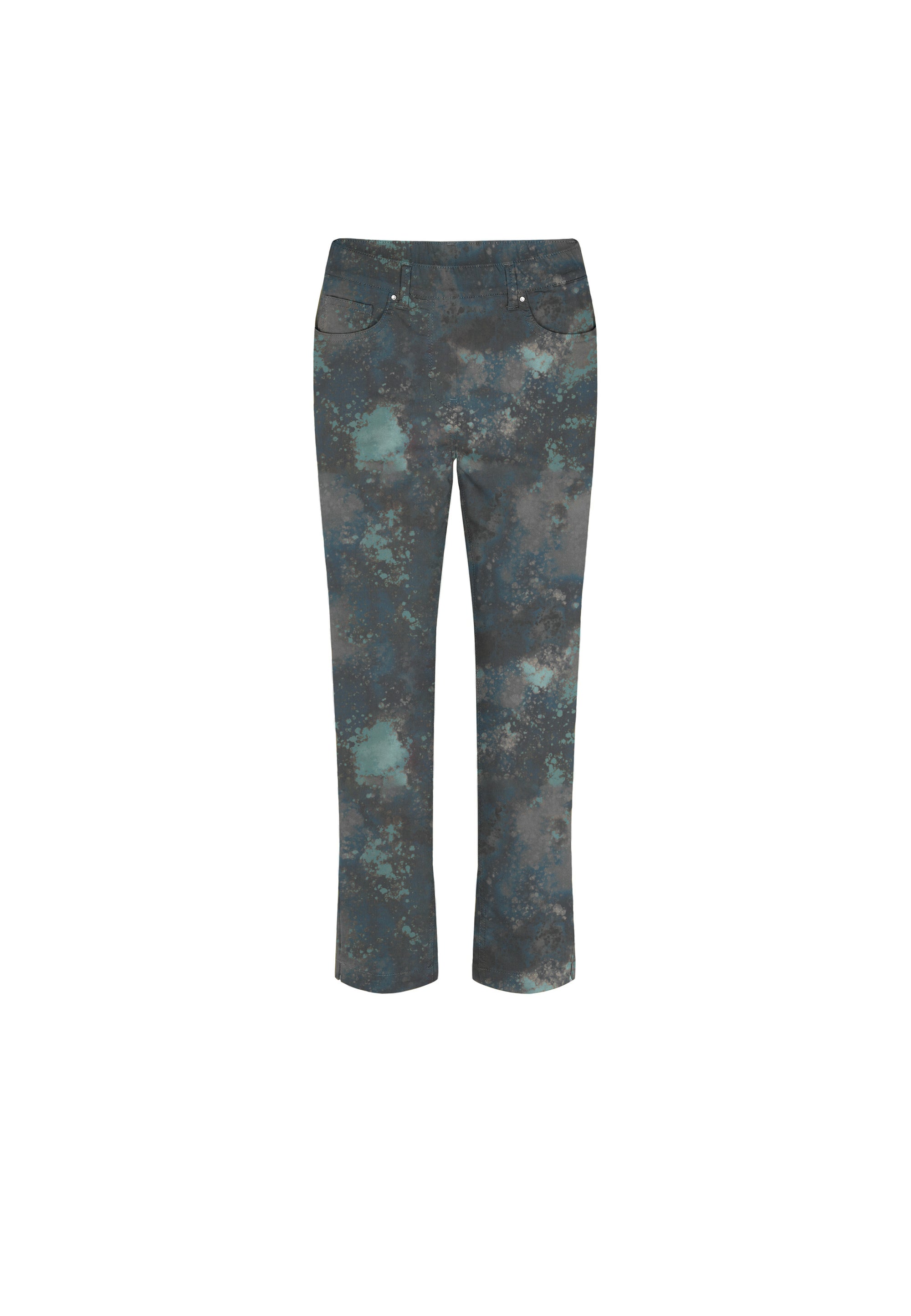LAURIE Hannah Regular - Extra Short Length Trousers REGULAR 42049 Sea Blue Print
