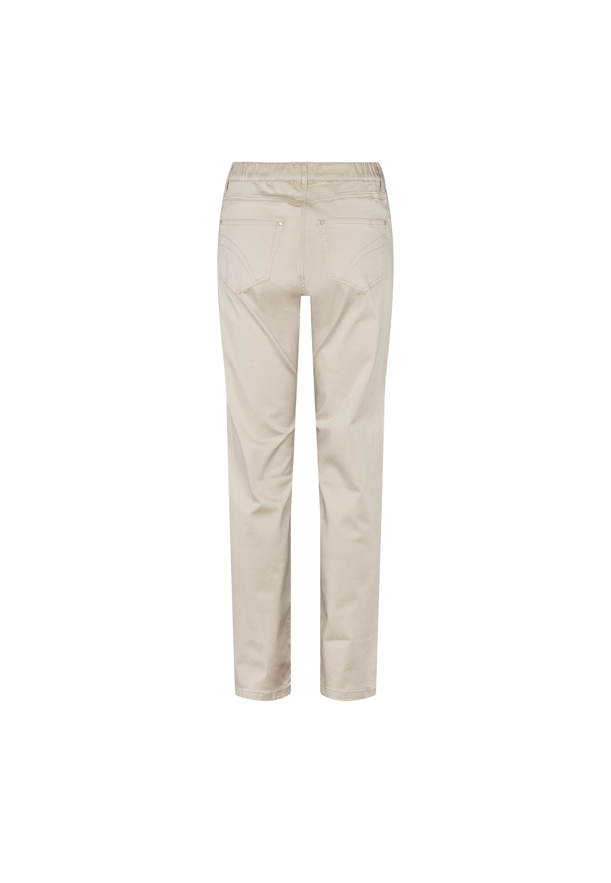 LAURIE Hannah Regular - Medium Length Trousers REGULAR 25102 Grey Sand