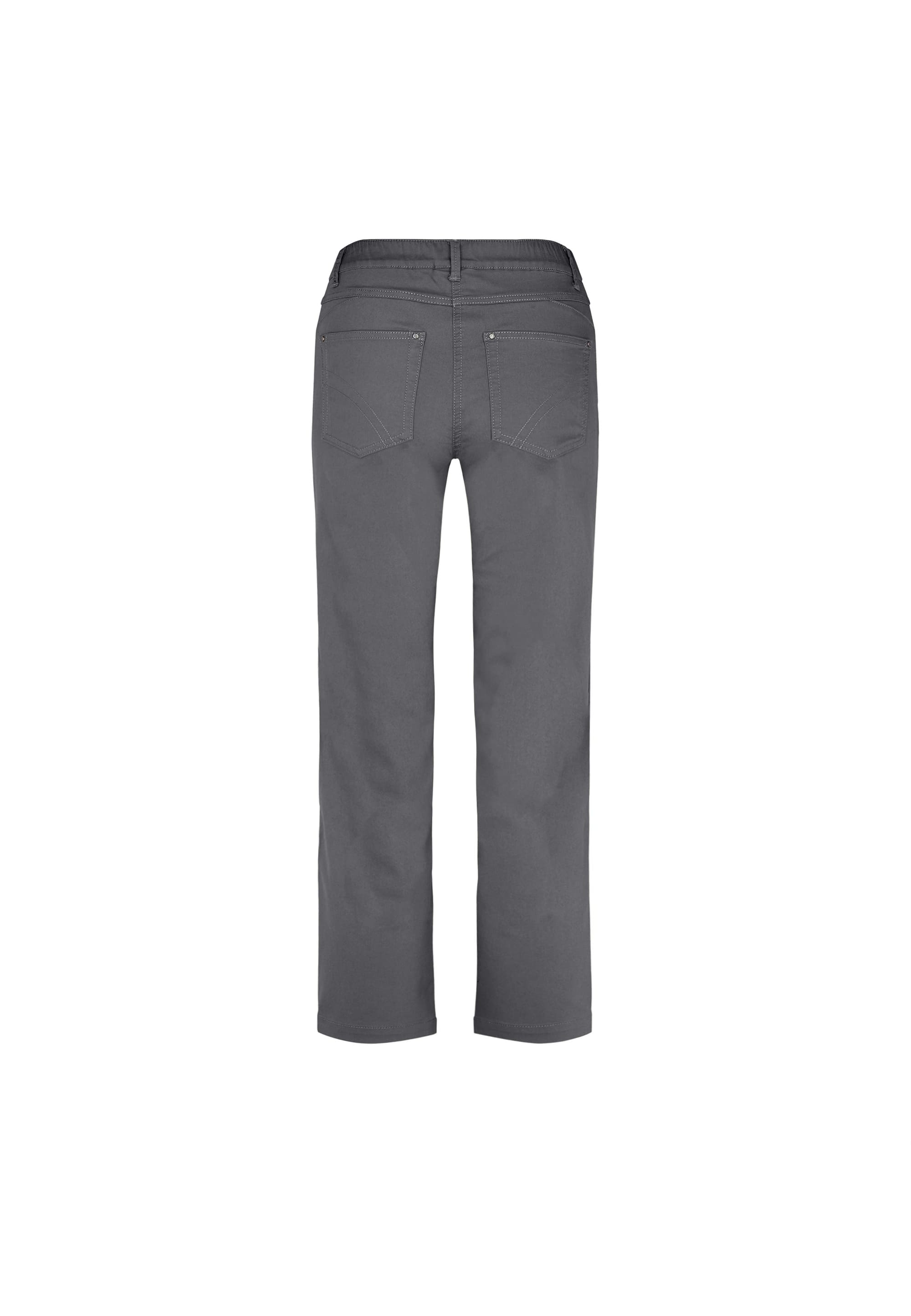 LAURIE Helen Straight - Medium Length Trousers STRAIGHT 97000 Anthracite