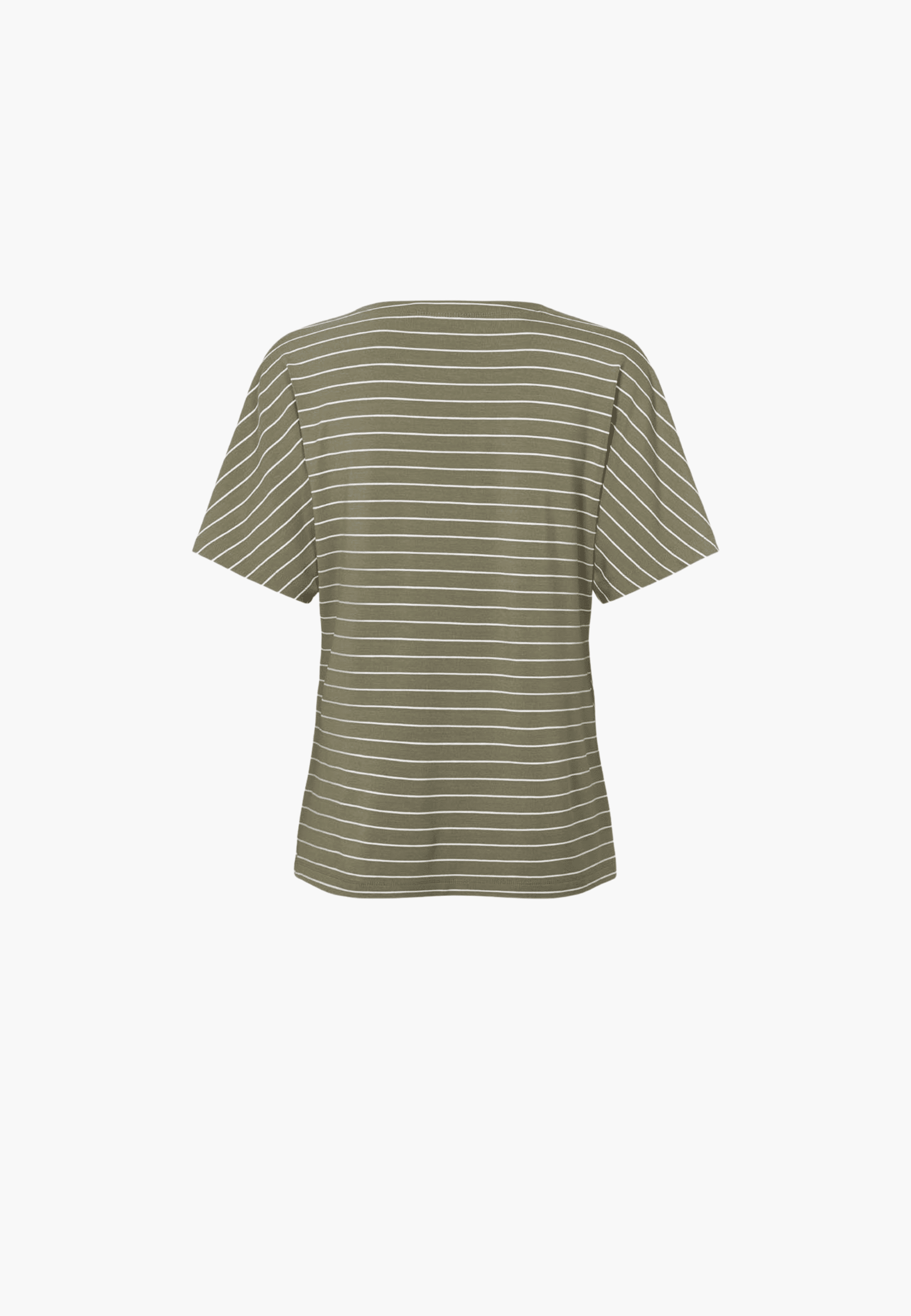 LAURIE Ingrid Blouse SS Regular 55222 Khaki stripe