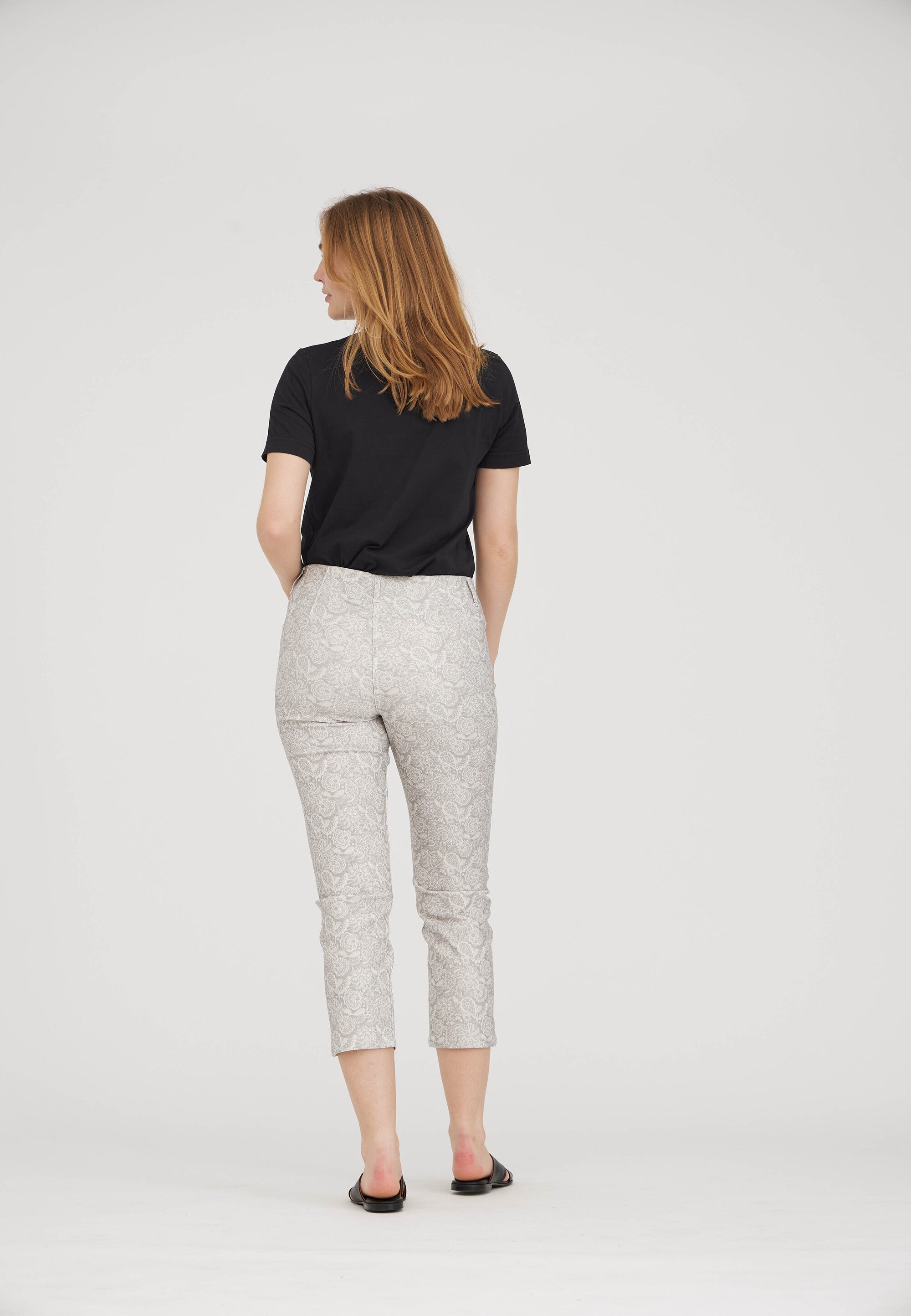 LAURIE Kelly - Crop Regular 25015 Grey Sand Print