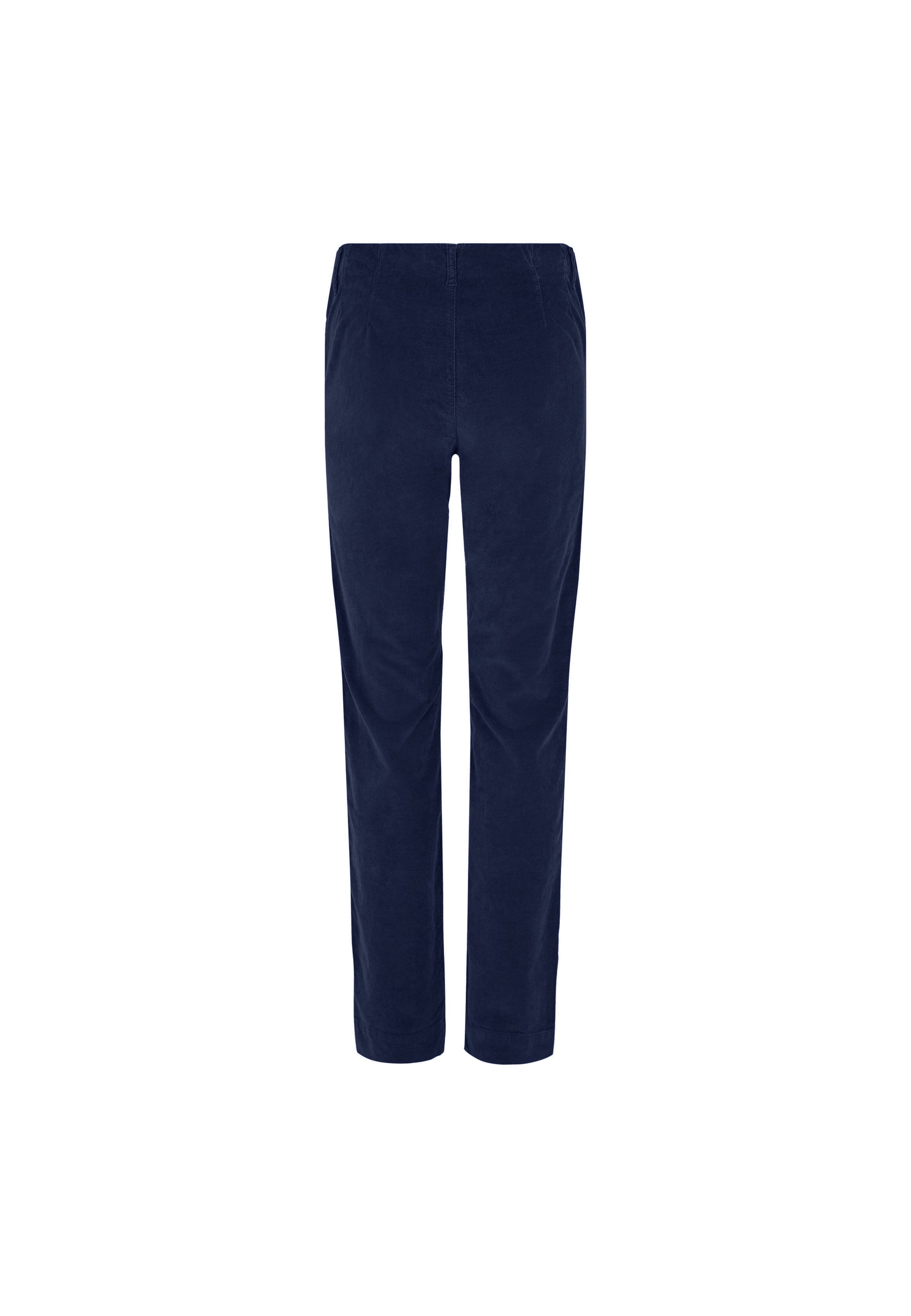 LAURIE  Kelly Regular Fløjl - Medium Length Regular 49000 Navy