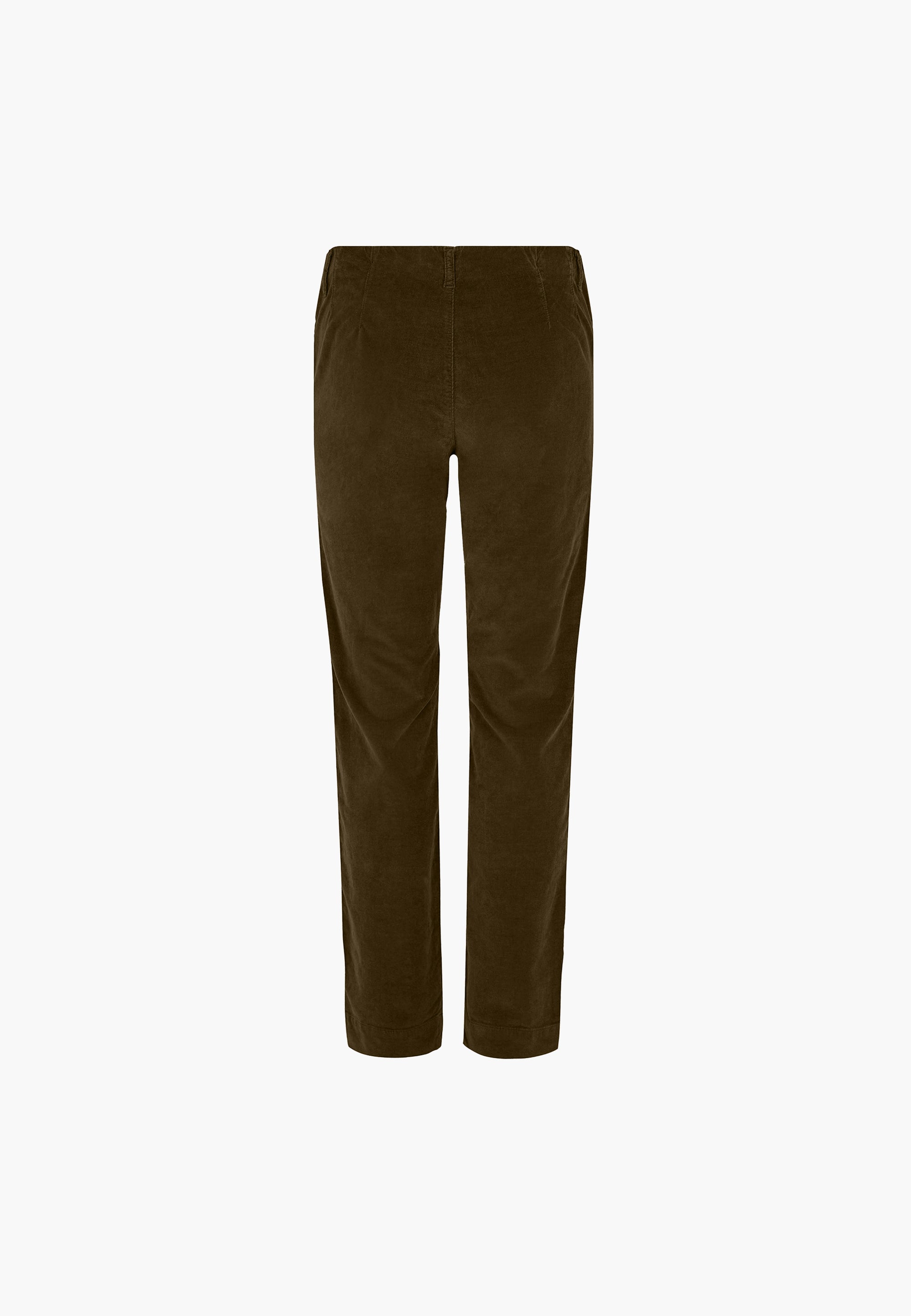 LAURIE  Kelly Regular Fløjl - Medium Length Regular 58900 Dark Olive