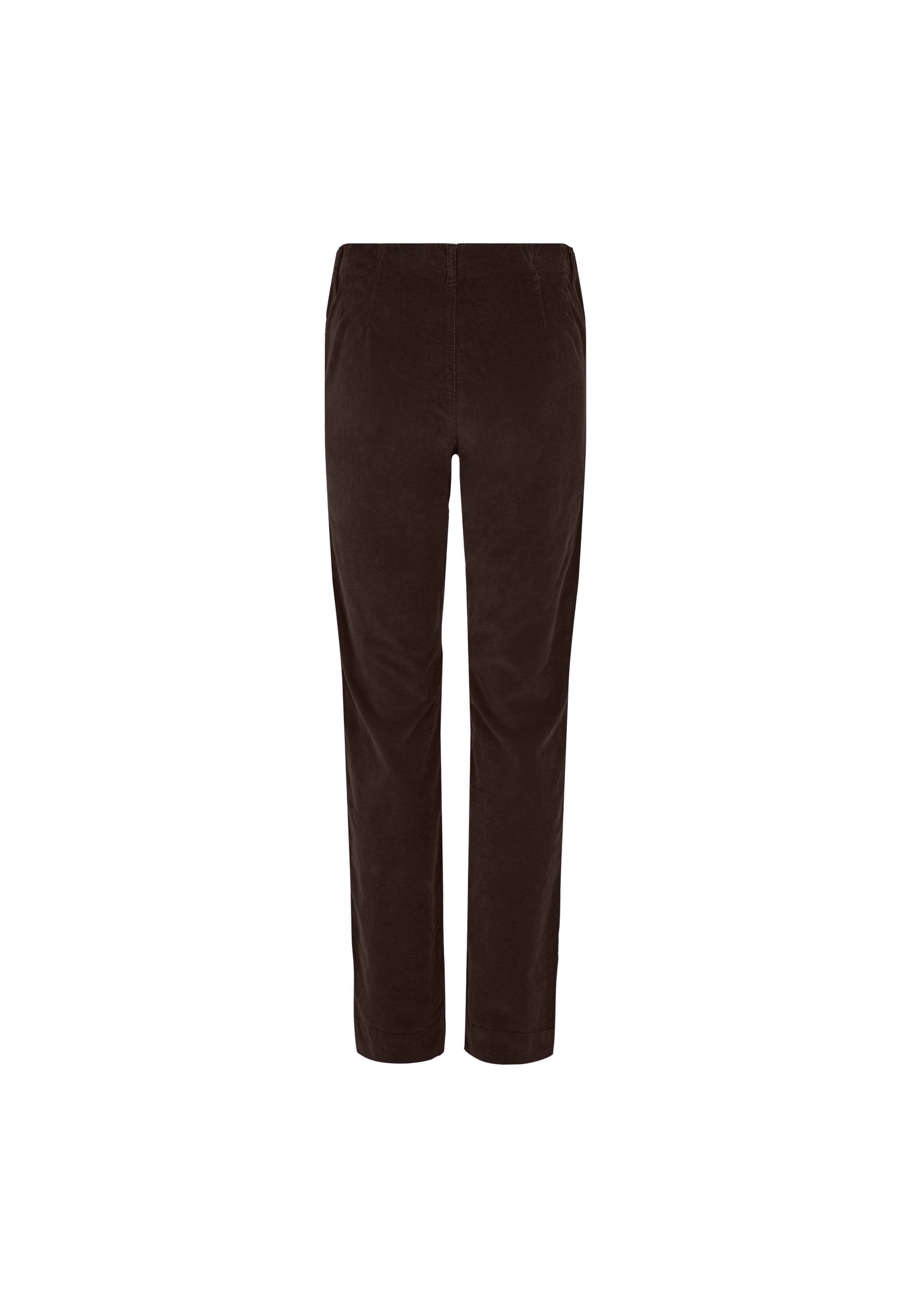 LAURIE  Kelly Regular Fløjl - Medium Length Trousers REGULAR 88000 Brown