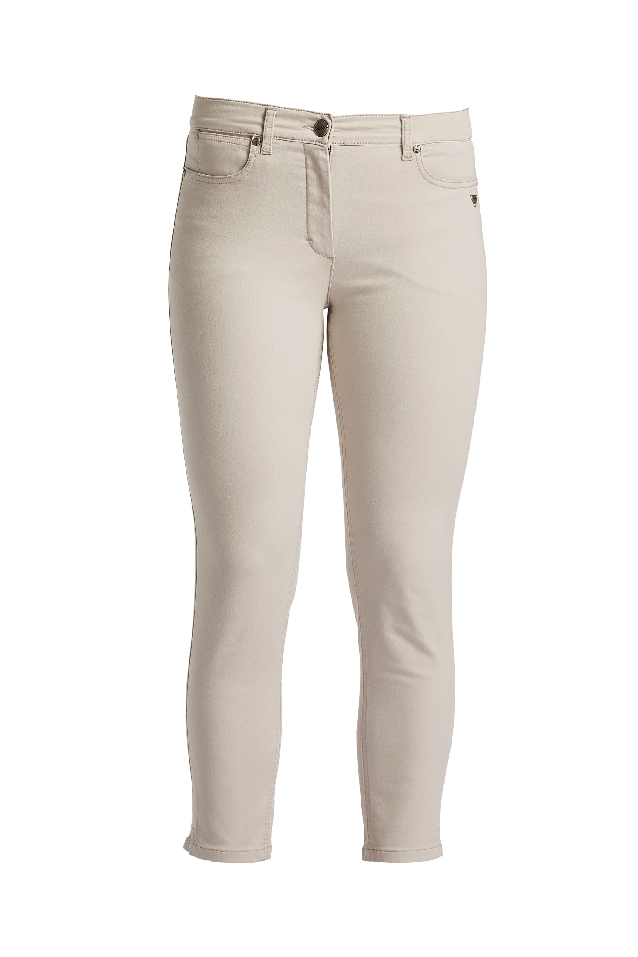 LAURIE  Laura Crop Slim Slim 25107 Grey Sand
