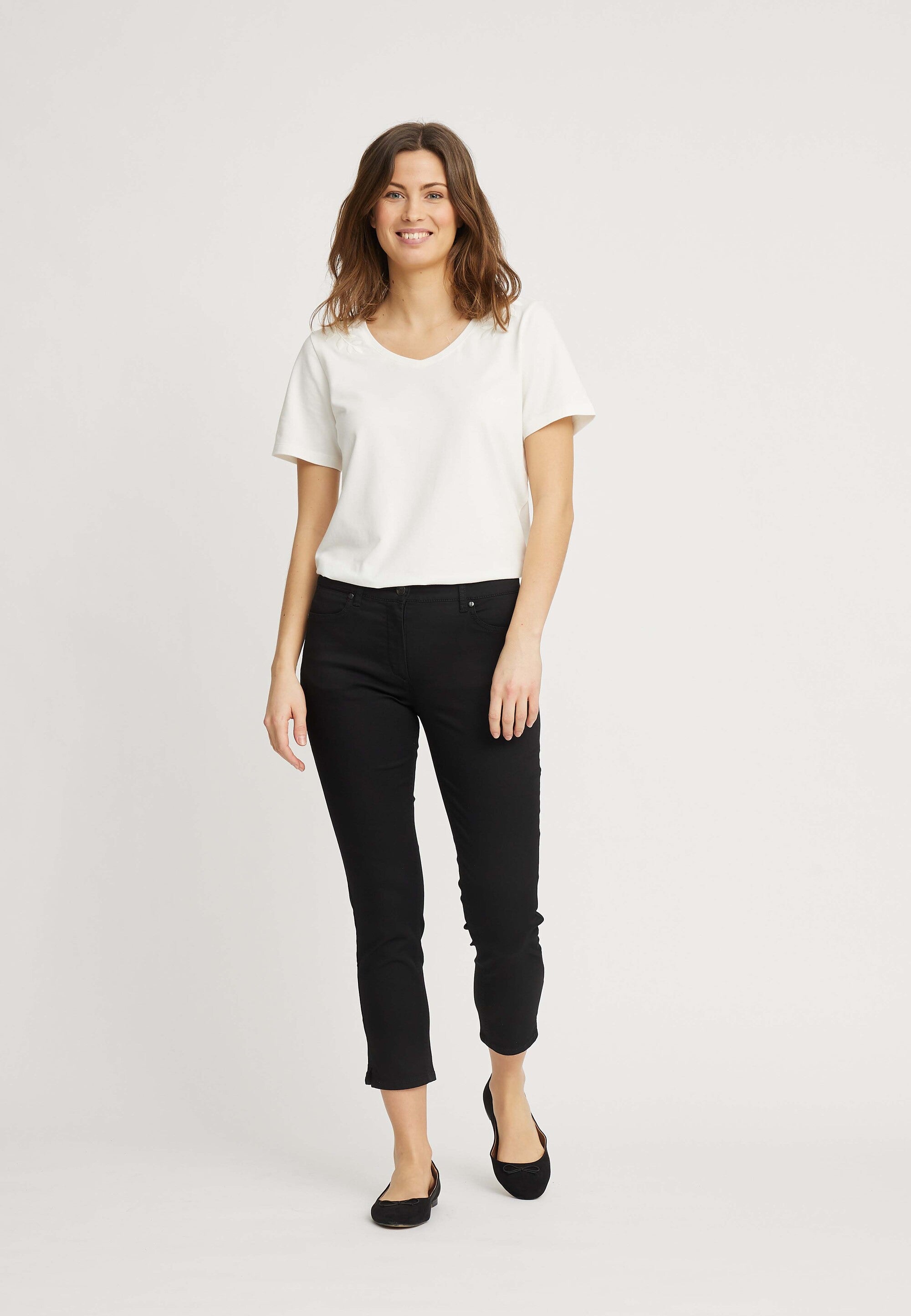 LAURIE  Laura Crop Slim Slim 99100 Black