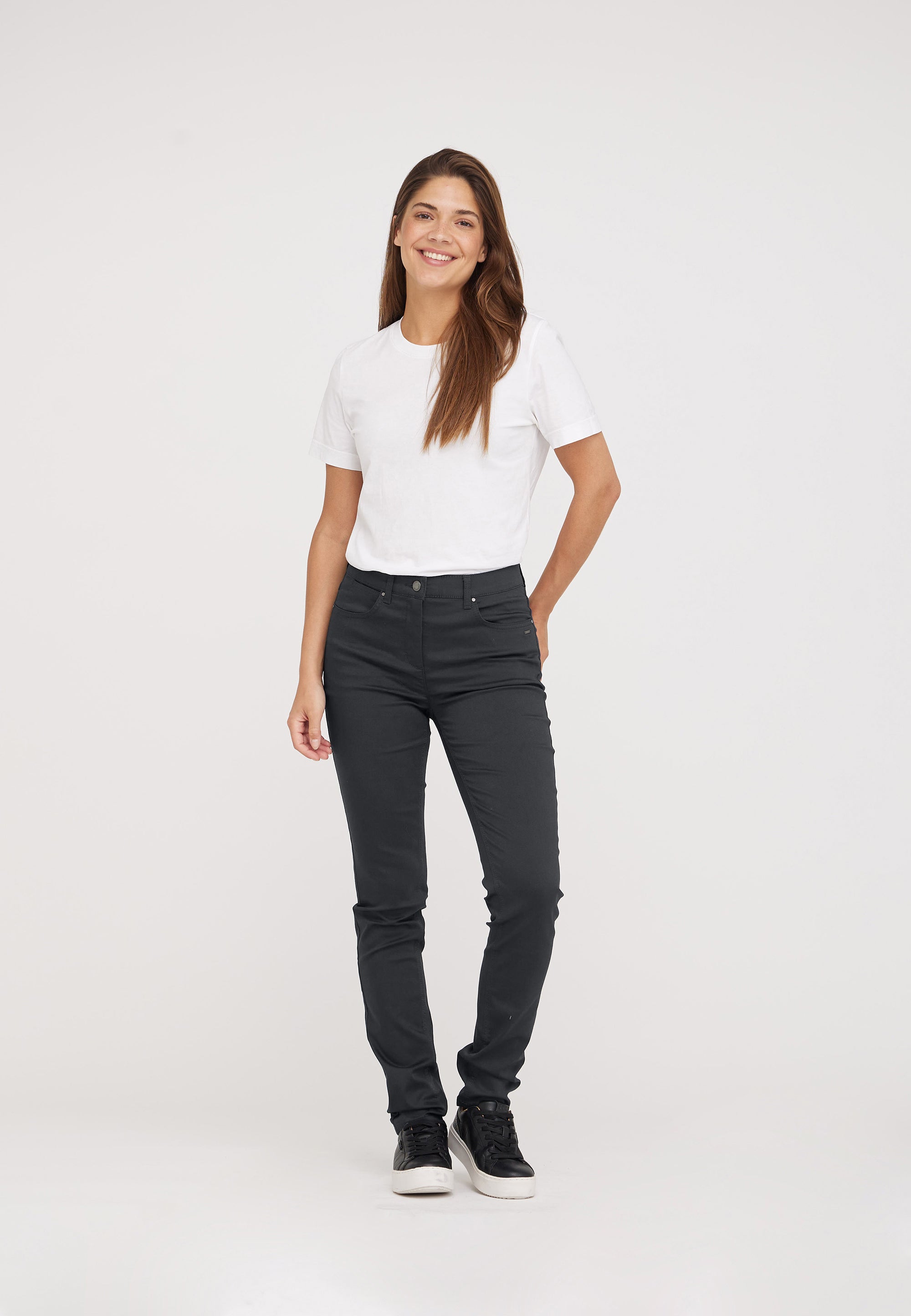 LAURIE  Laura Slim - Medium Length Slim 97000 Anthracite
