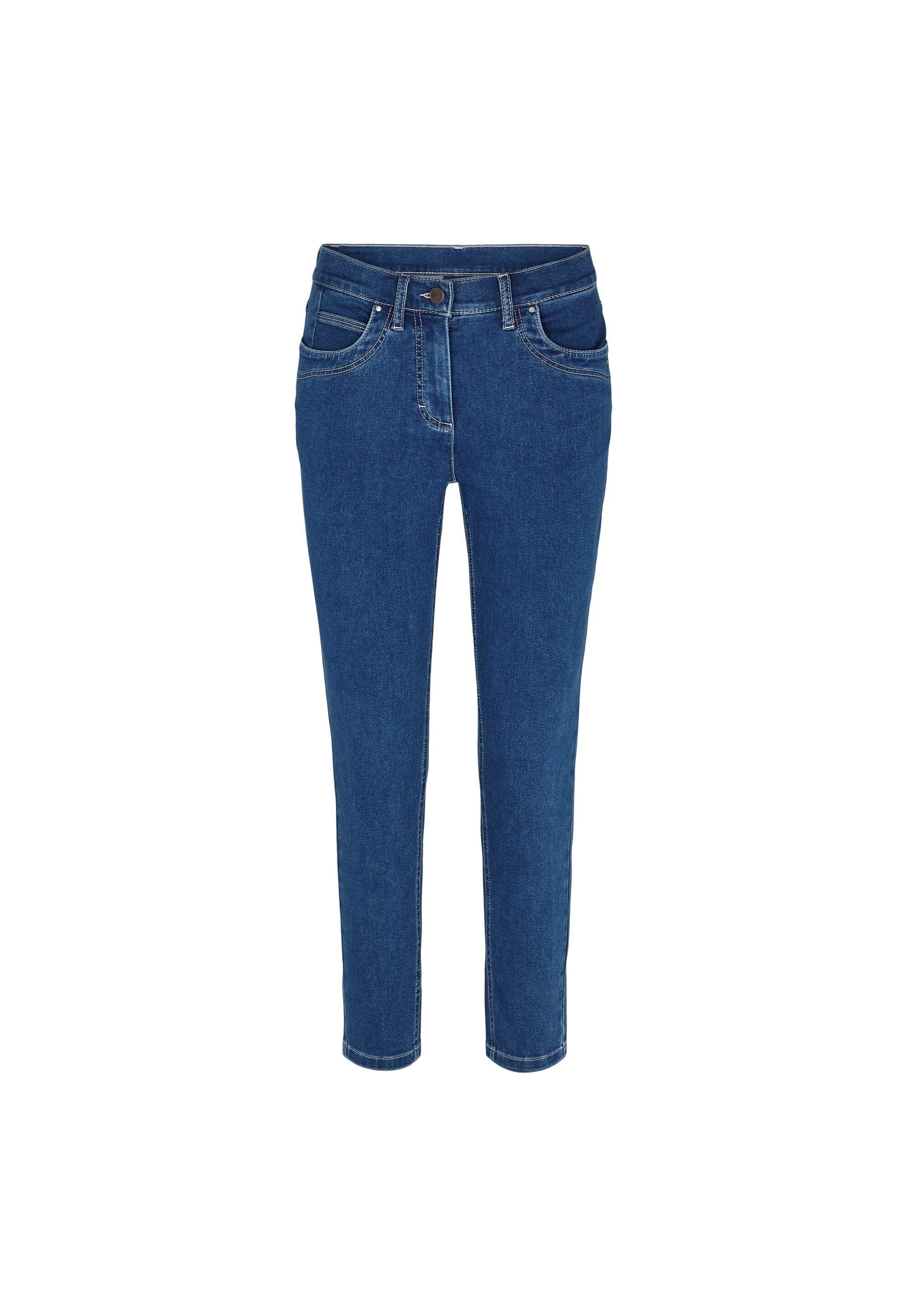 LAURIE Laura Slim Crop Slim 43515 Medium Blue Denim
