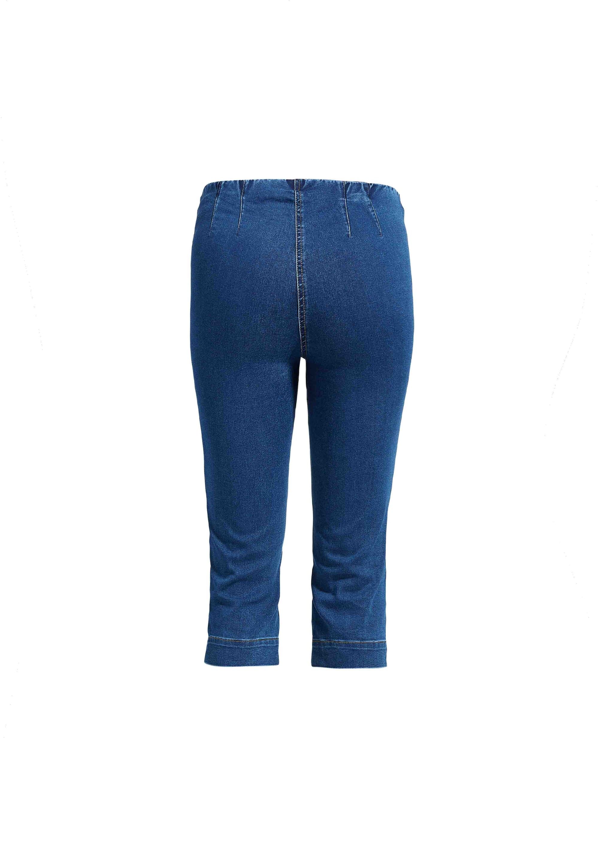 LAURIE Naomi Slim Capri Slim 43515 Medium Blue Denim