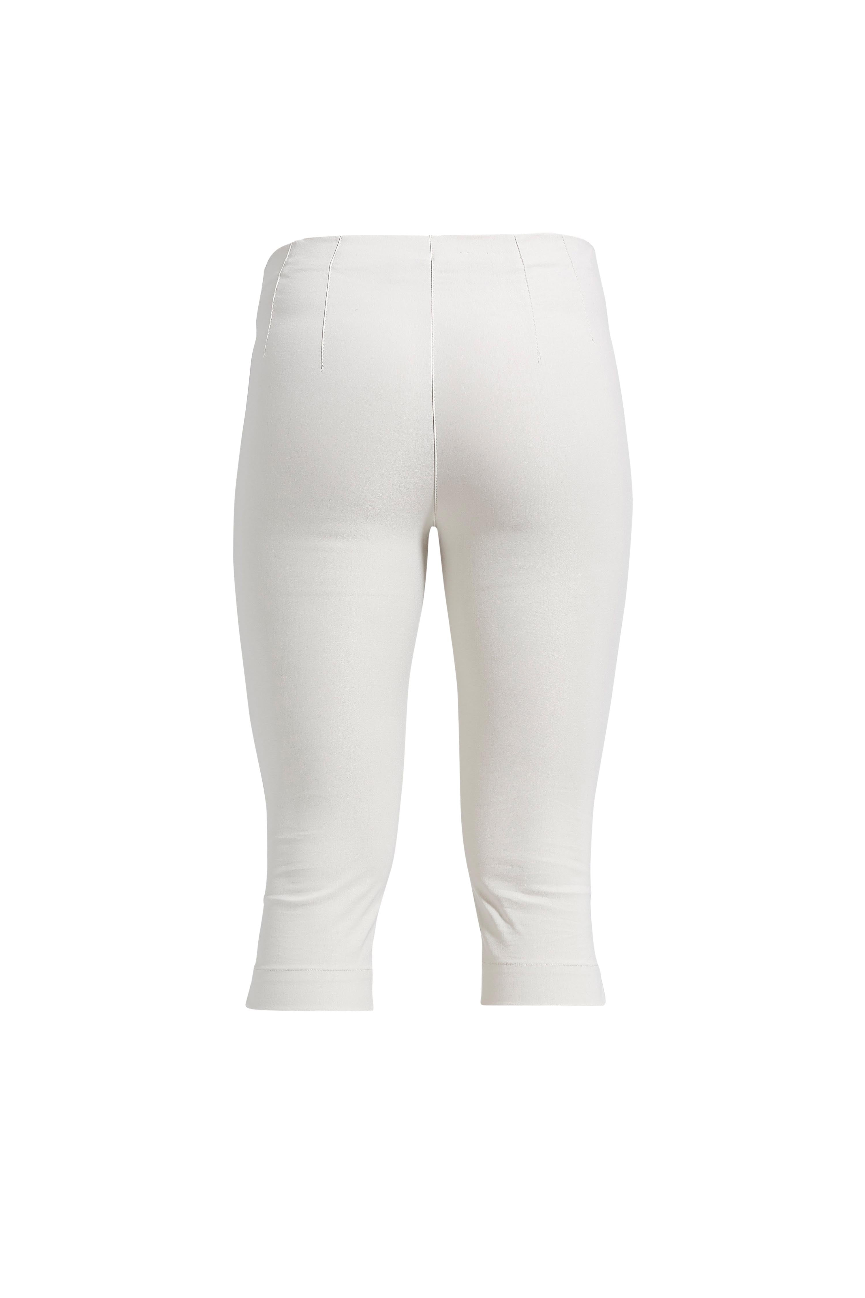 LAURIE  Naomi Slim Capri Bukser Slim 25137 Grey Sand