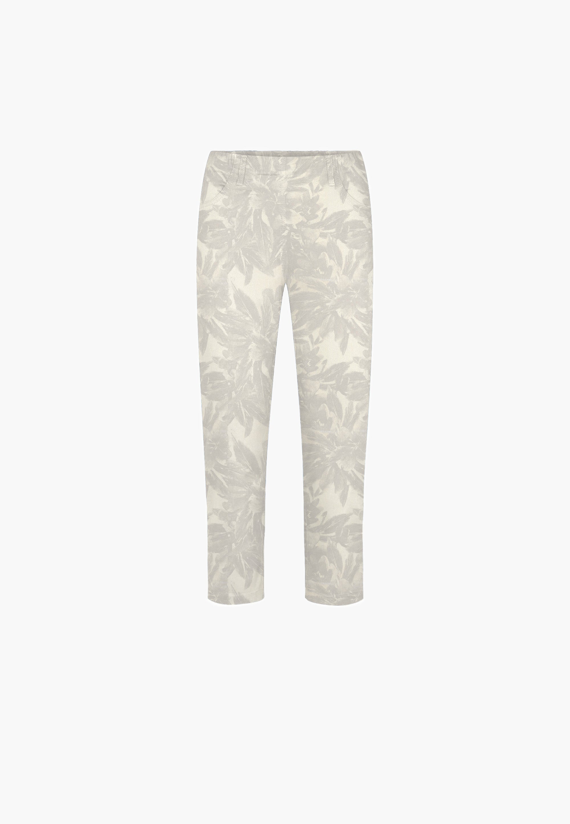 LAURIE Patricia Pure Regular Crop Trousers REGULAR 13034 Birch Flower Print