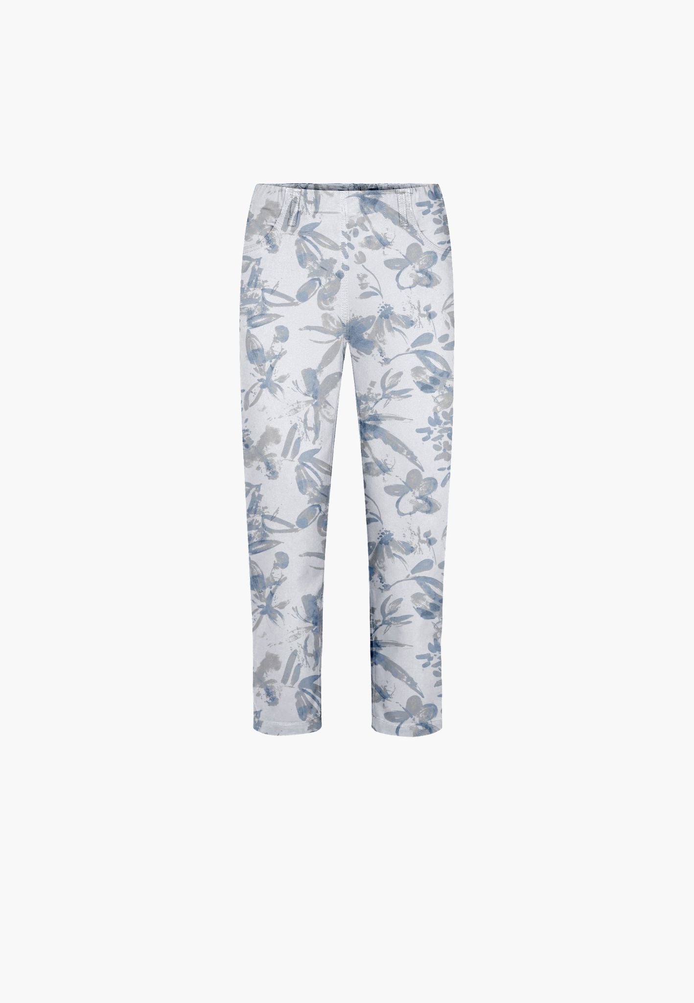 LAURIE Patricia Pure Regular Cropped Regular 44140 Blue flower print