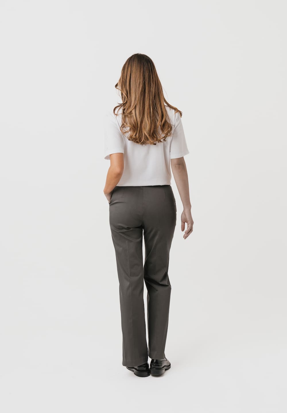 LAURIE Phoebe Loose ML Trousers LOOSE 97115 Anthracite