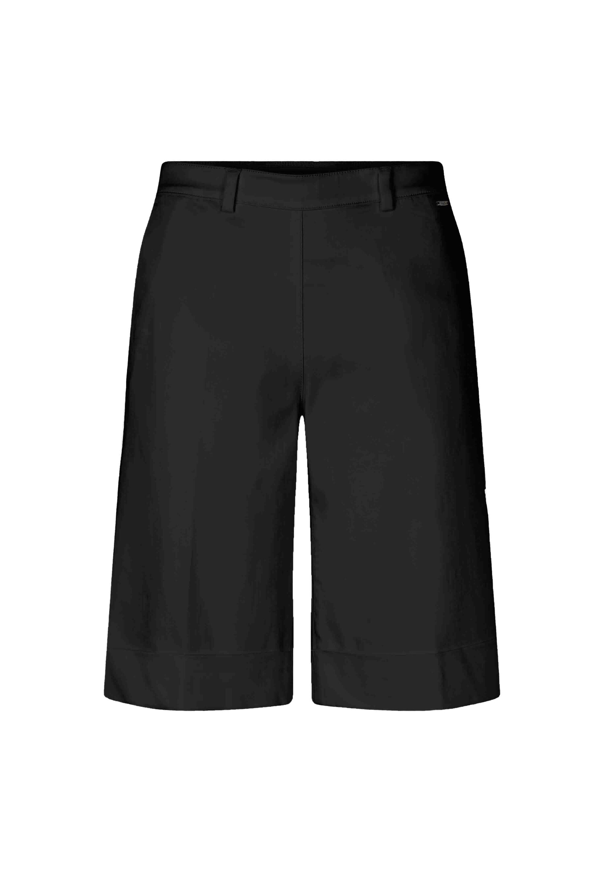 LAURIE Phoebe Turn-Up Loose Shorts Trousers LOOSE 99105 Black