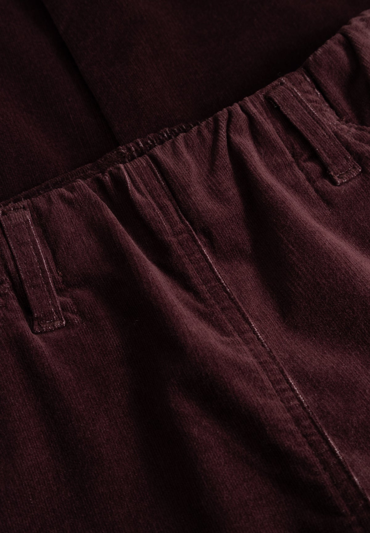 LAURIE Piper Pure Regular Fløjl - Cropped Regular 68000 Dark Plum