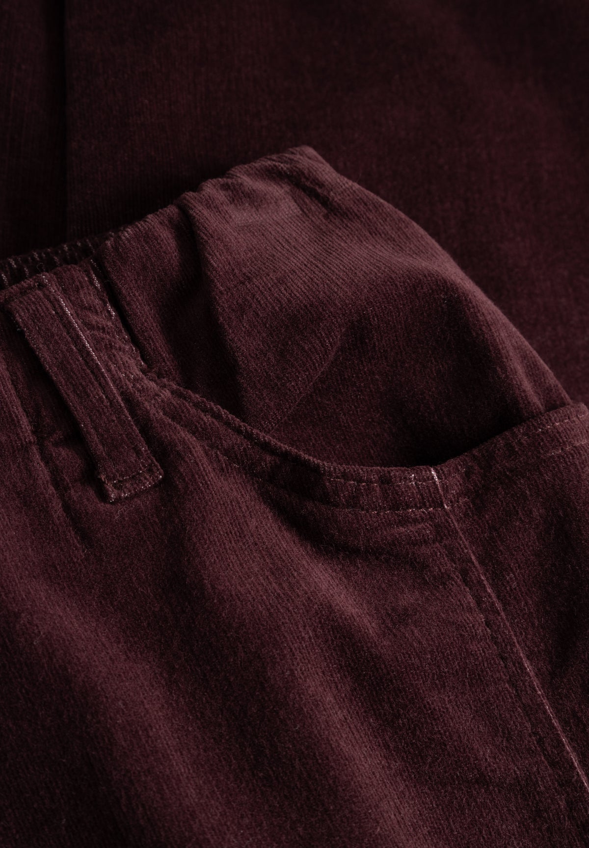 LAURIE Piper Pure Regular Fløjl - Cropped Regular 68000 Dark Plum