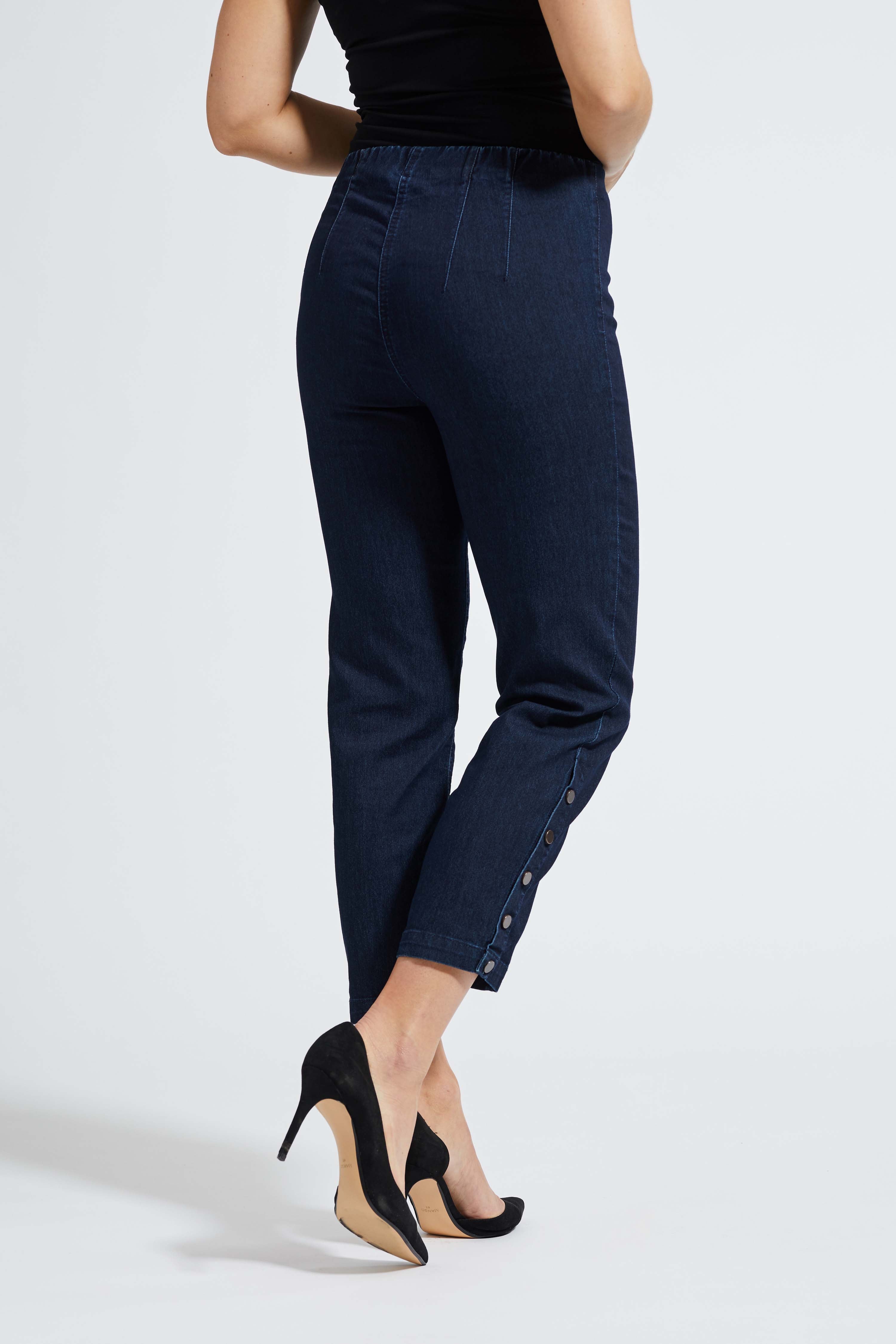 LAURIE  Polly Regular Crop Regular 40518 Dark Blue Denim