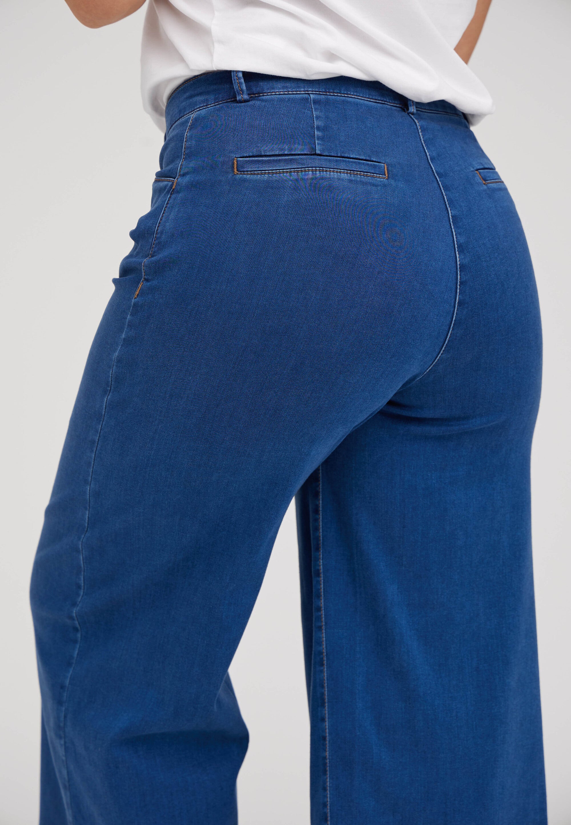 LAURIE Rachel Loose Crop Loose 44505 Blue Denim