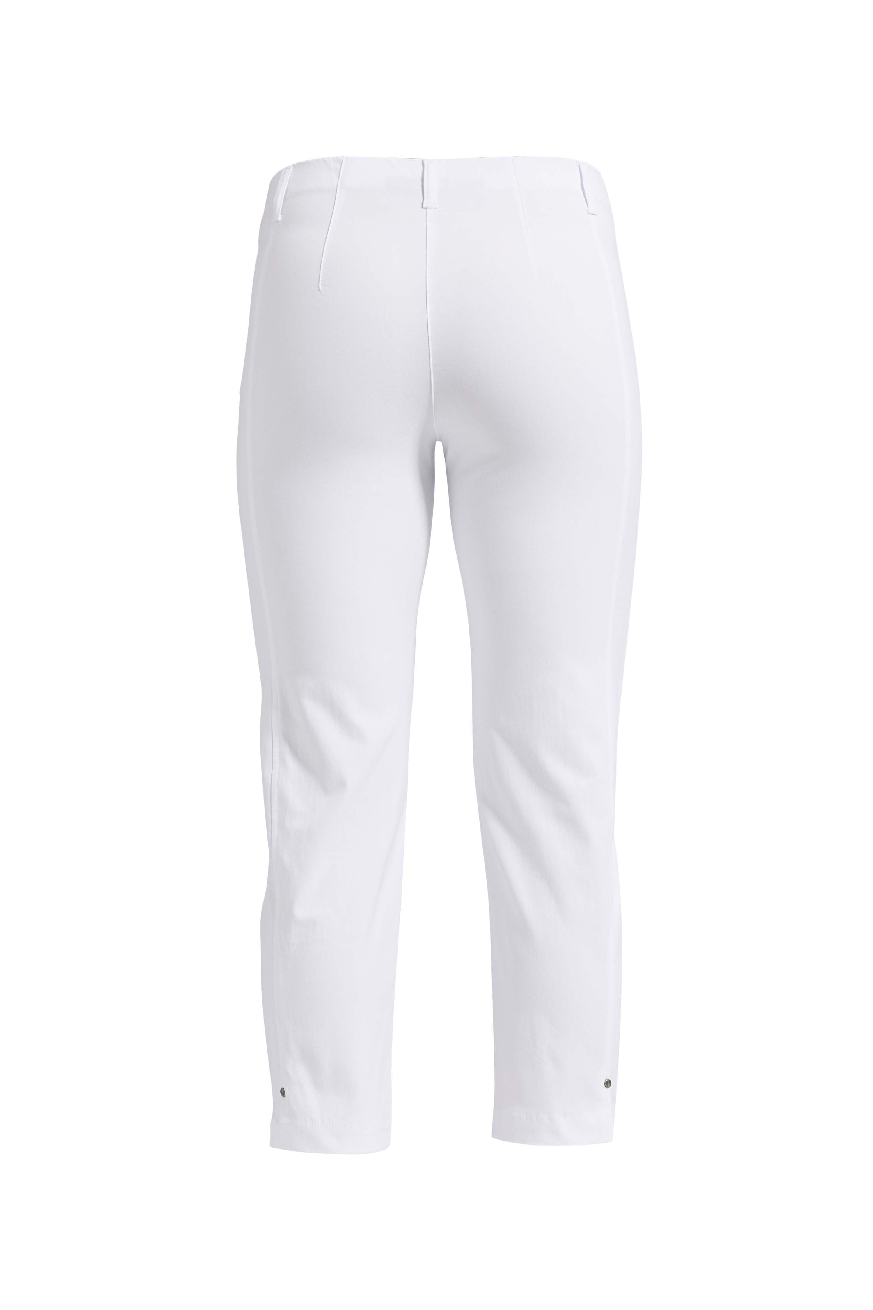 LAURIE  Rose Regular Crop Trousers REGULAR 10970 White