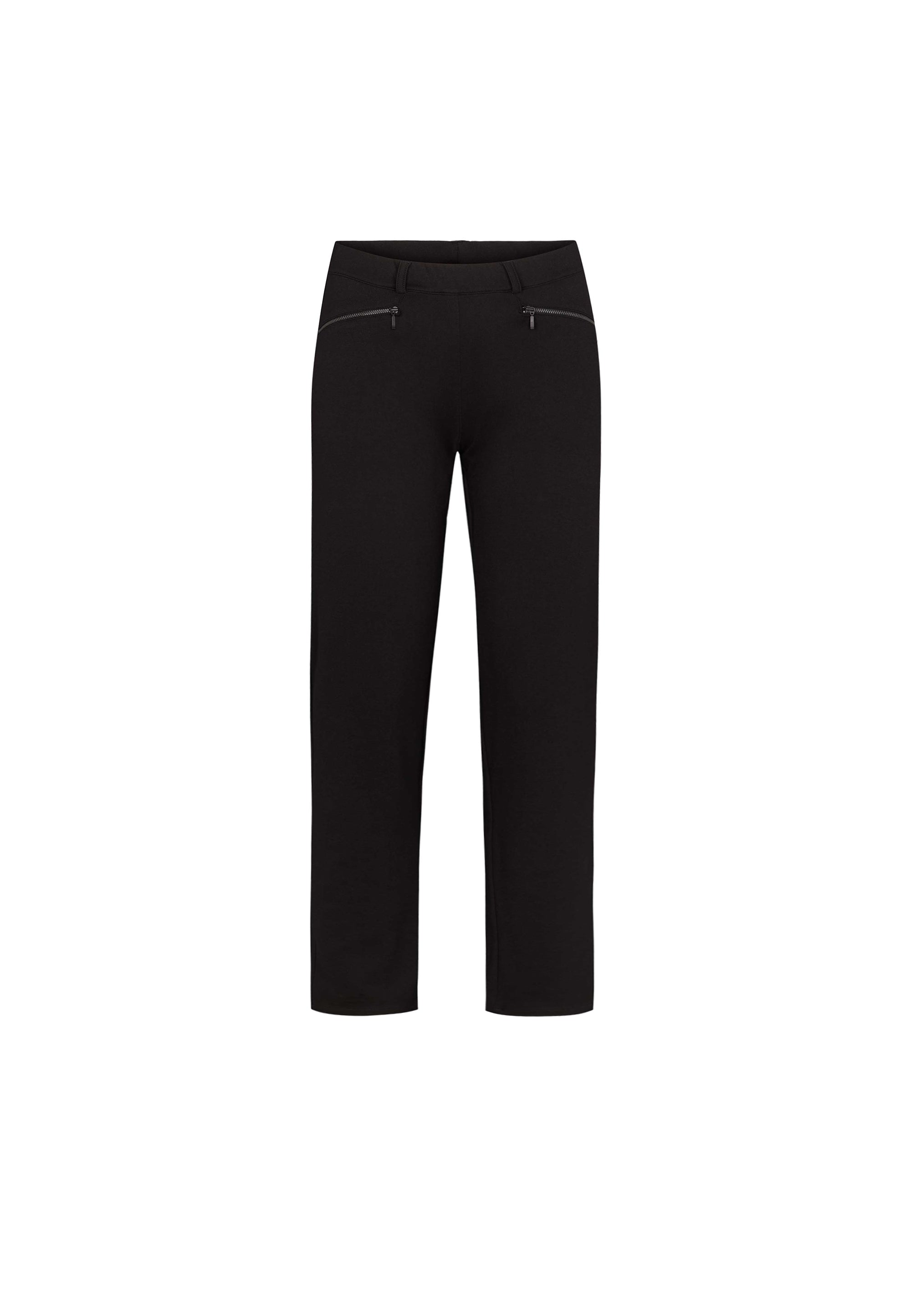 LAURIE Ruby Straight - Short Length Trousers STRAIGHT 99143 Black brushed