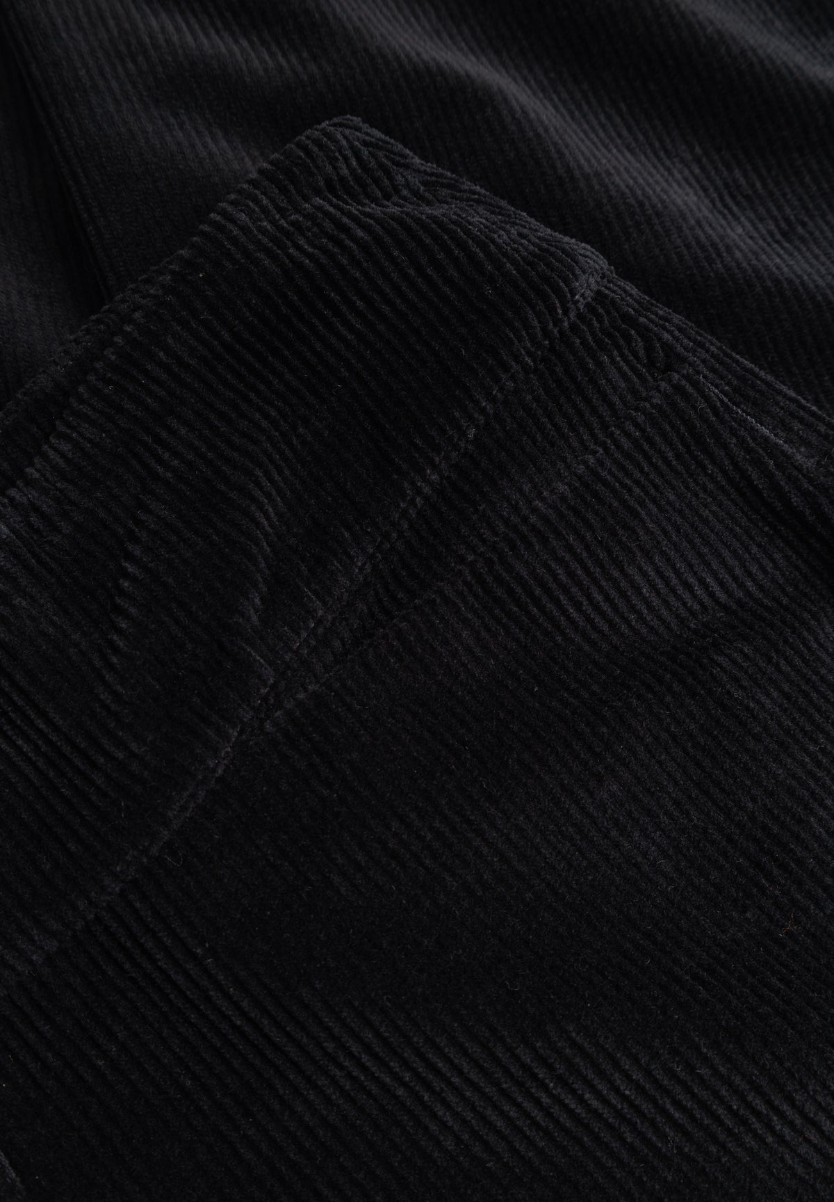 LAURIE Thea Straight Fløjl - Medium Length Straight 99000 Black