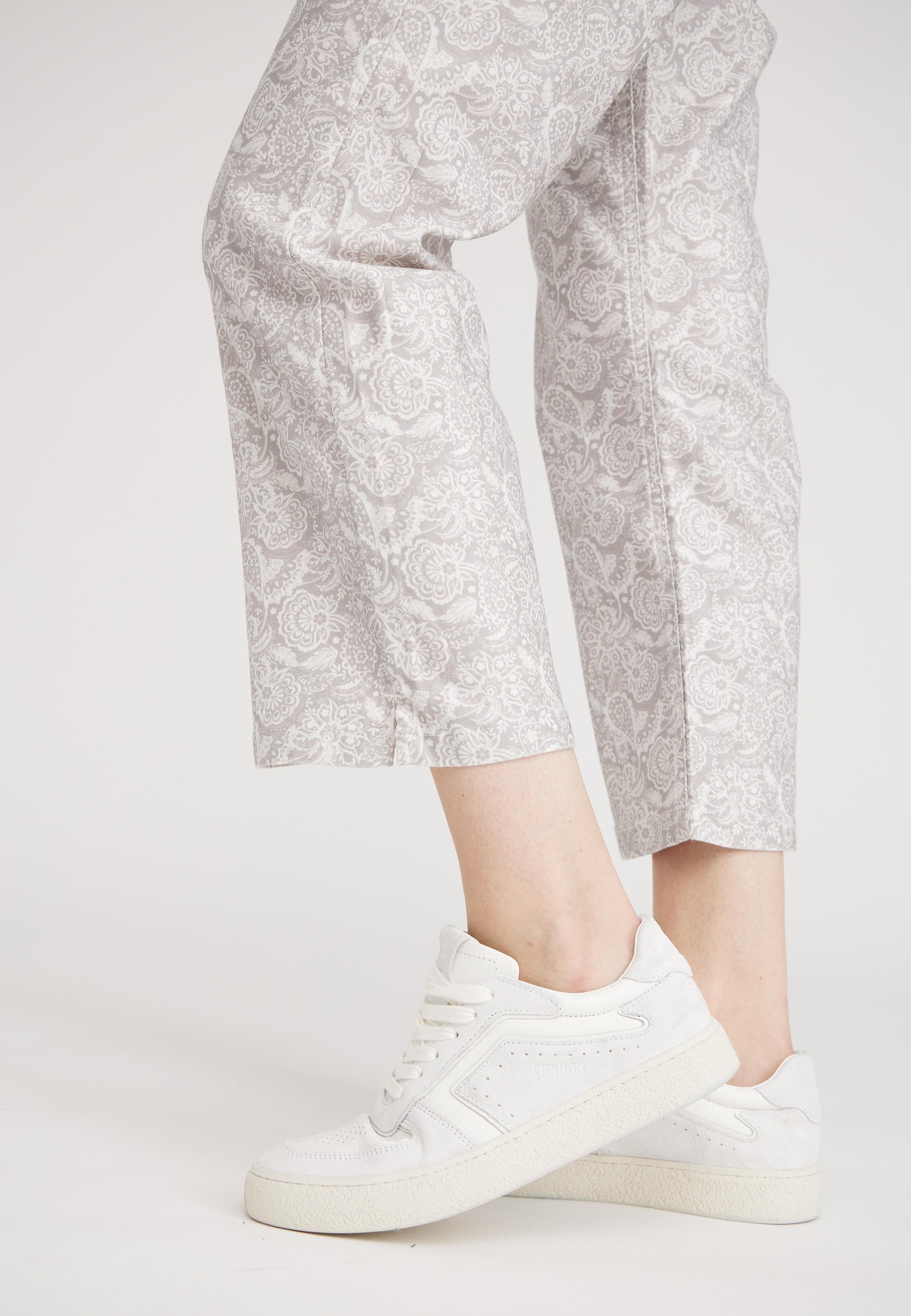 LAURIE Tracy - Crop Straight 25015 Grey Sand Print