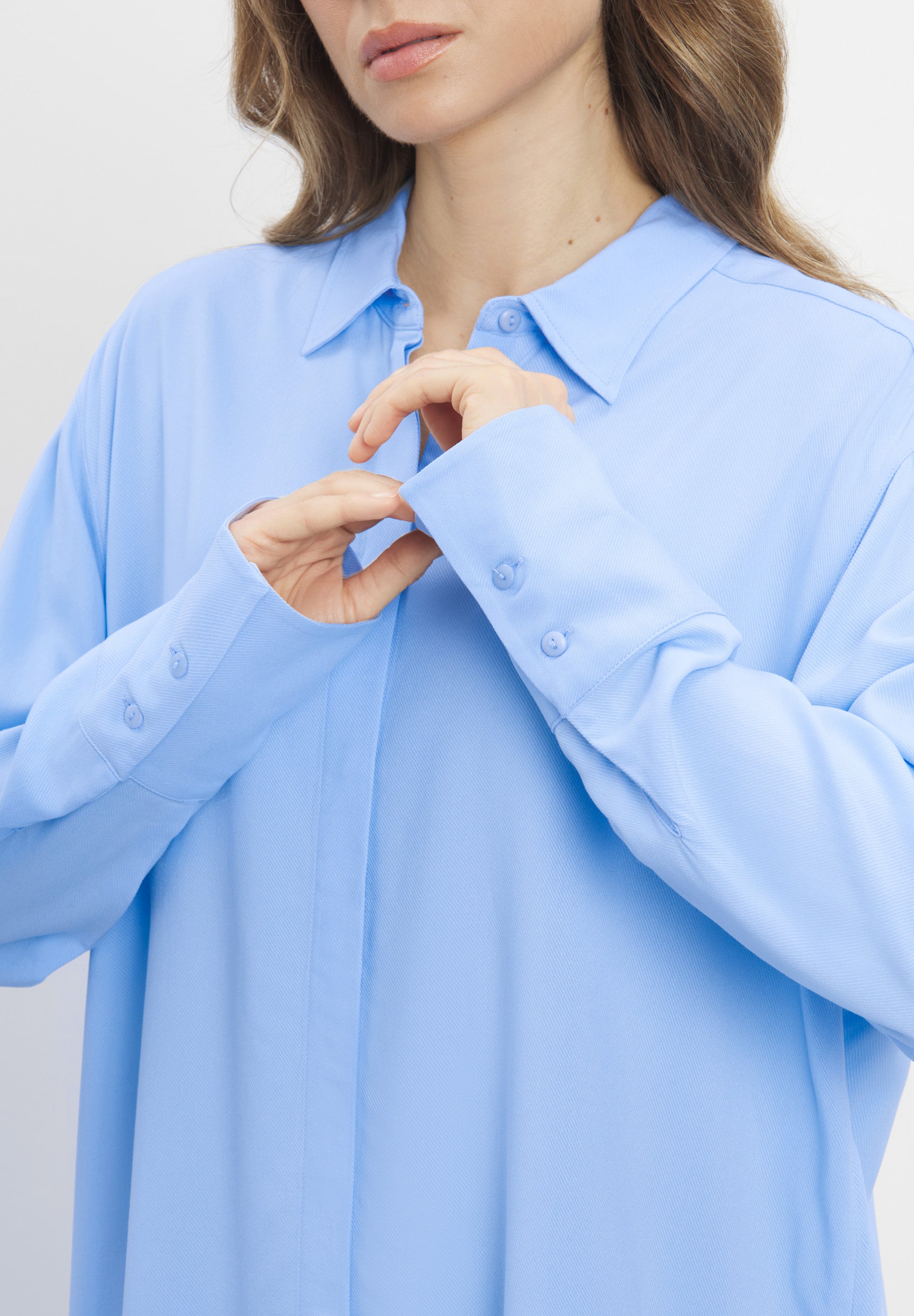 LAURIE Veronica Long Shirt LS Shirts 43101 Blue Sky