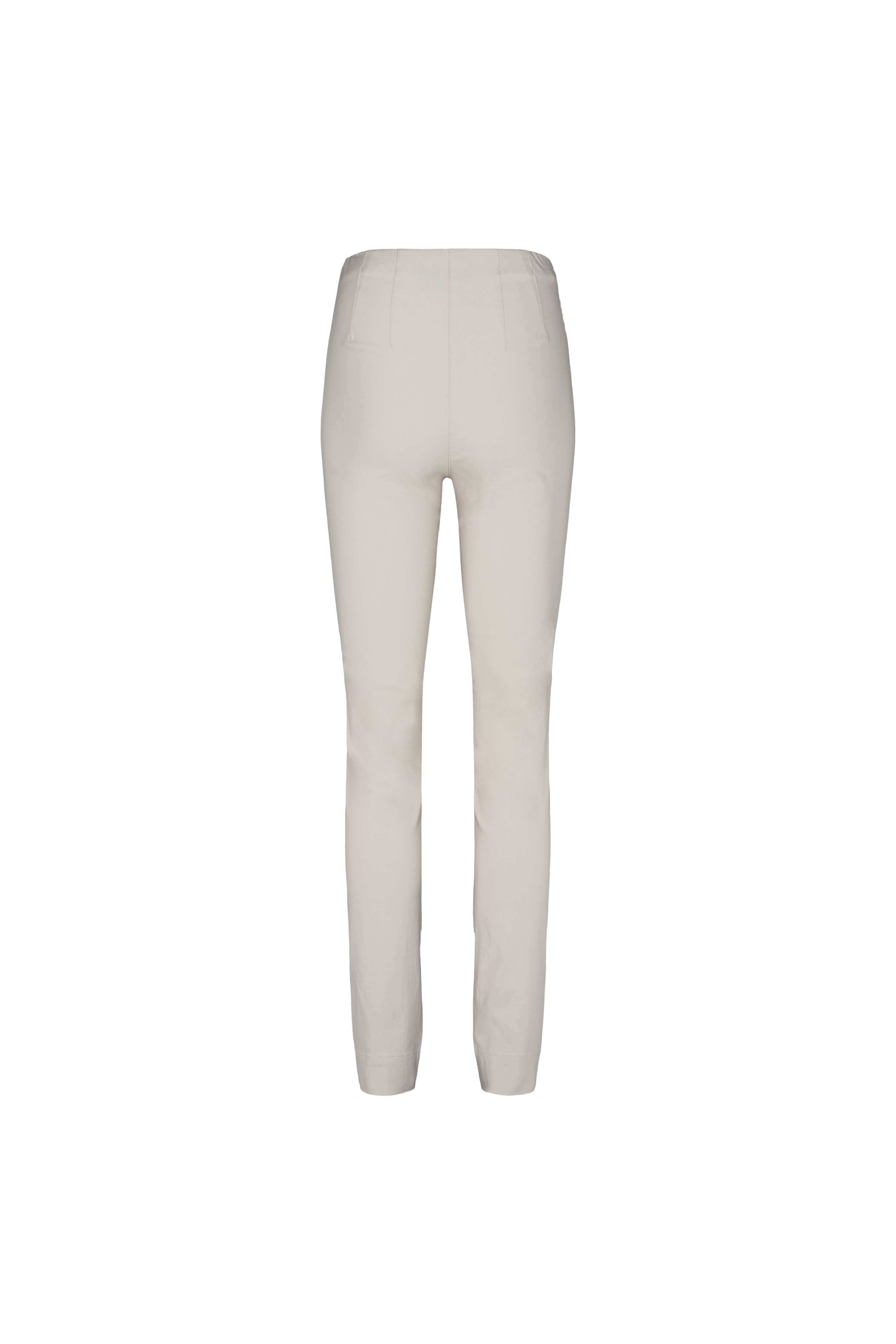 LAURIE  Vicky Slim - Medium Length Trousers SLIM 25137 Grey Sand